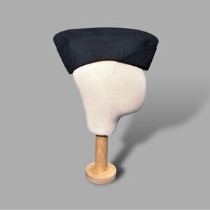 Bernard Cap Navy Unisex Blue Garrison Cap Sz Men’s 7 1/4 Women’s 22 3/4